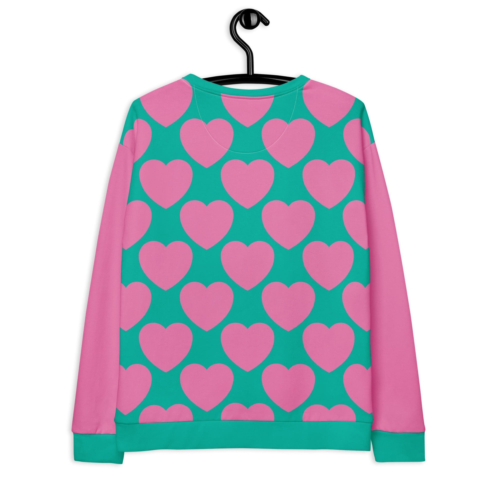 ELLIE LOVE pink mint - Sweatshirt - SHALMIAK