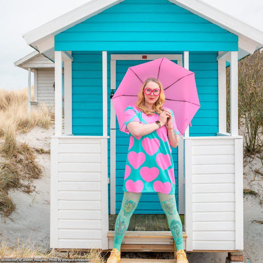 ELLIE LOVE pink mint - T-Shirt Dress - SHALMIAK