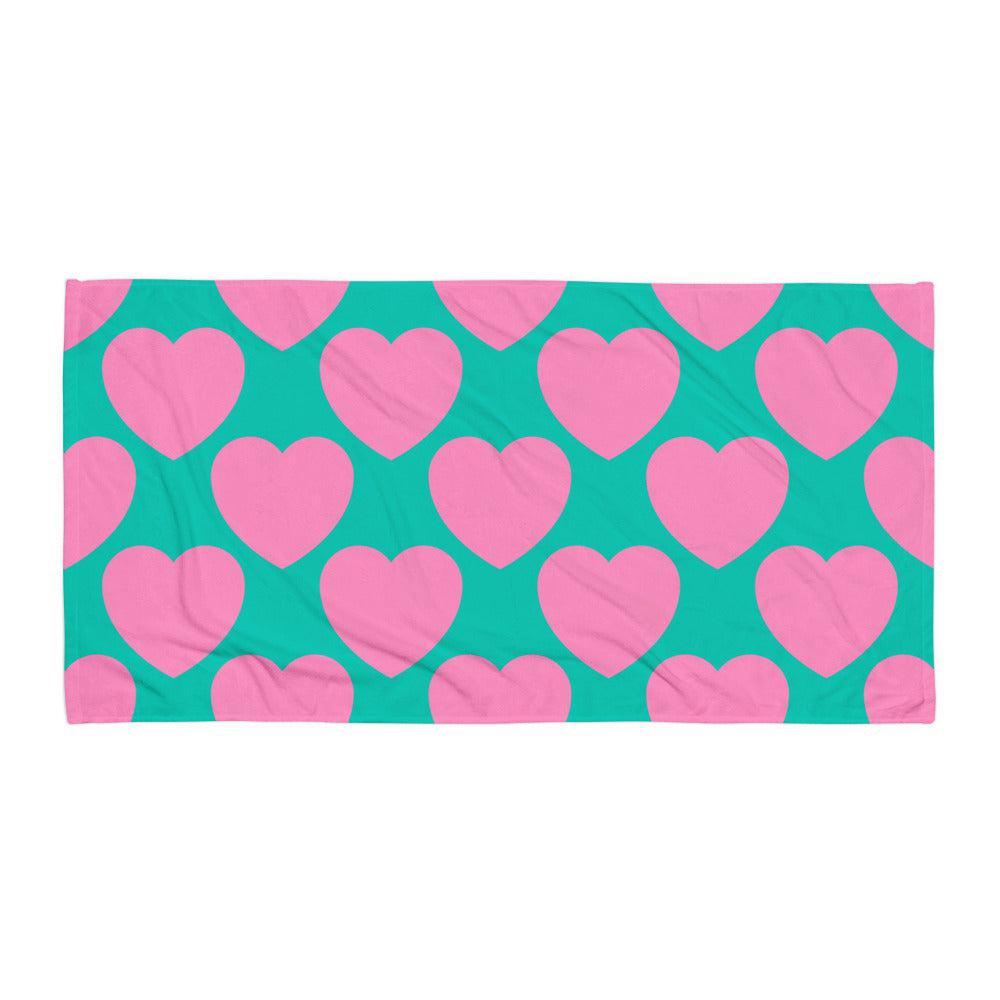 ELLIE LOVE pink mint - Towel - SHALMIAK