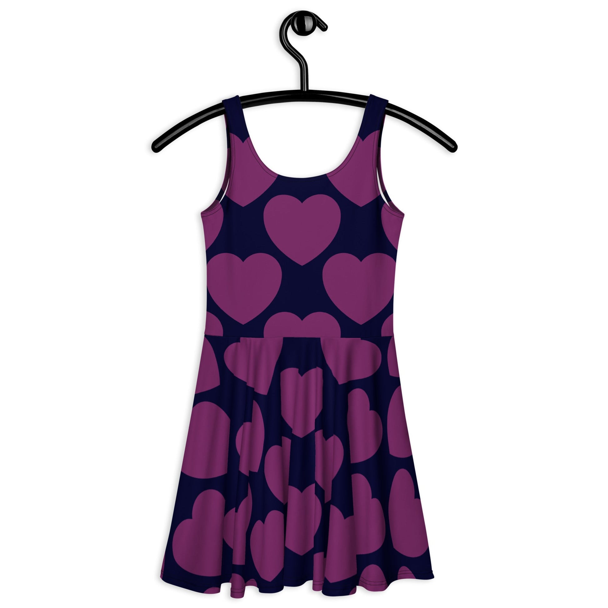 ELLIE LOVE plum - Skater Dress - SHALMIAK
