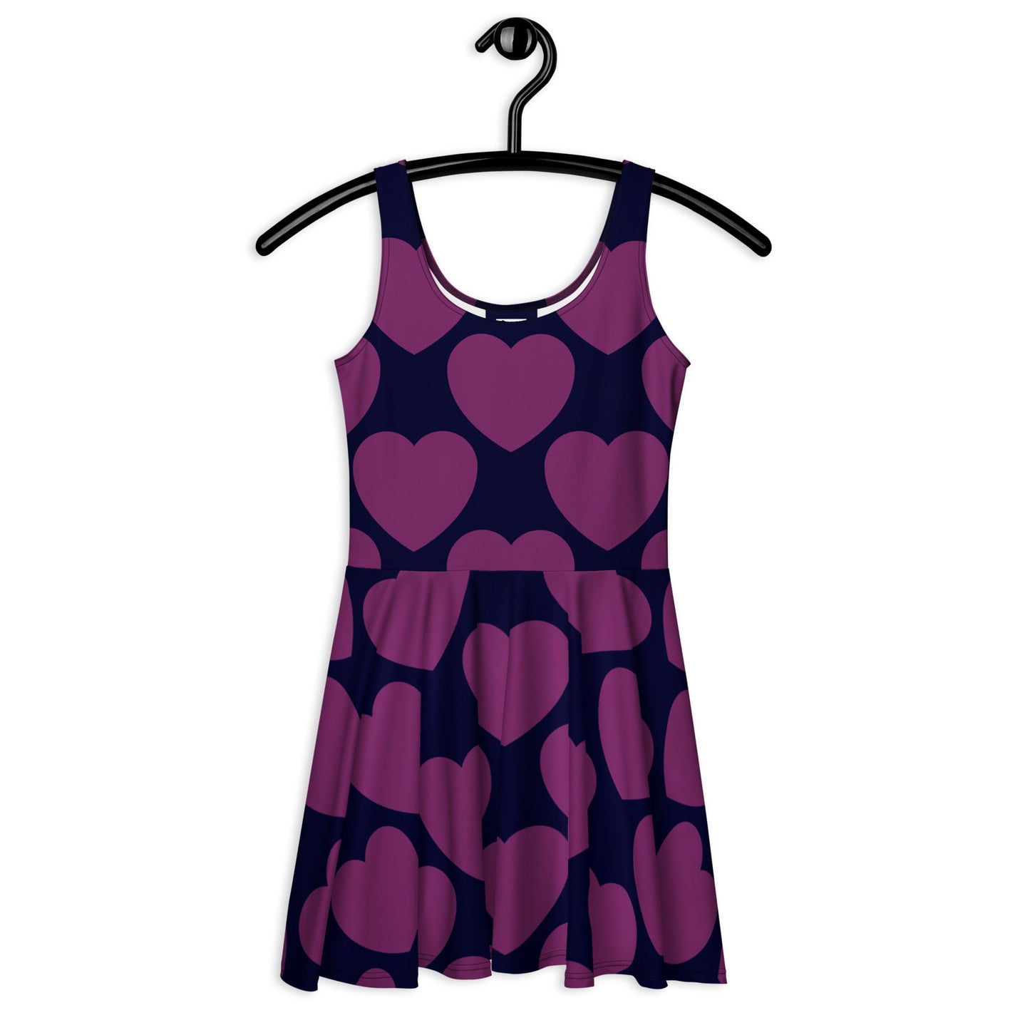 ELLIE LOVE plum - Skater Dress - SHALMIAK