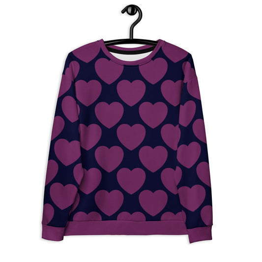 ELLIE LOVE plum - Sweatshirt - SHALMIAK