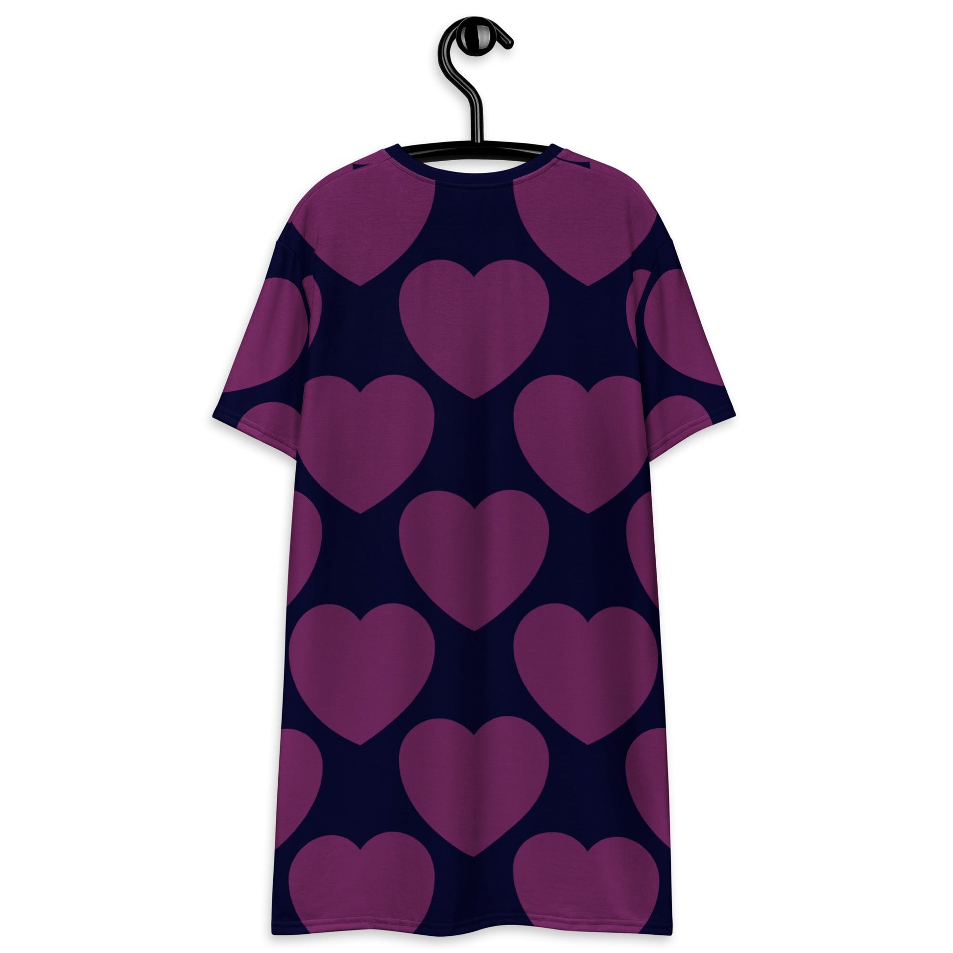 ELLIE LOVE plum - T-Shirt Dress - SHALMIAK