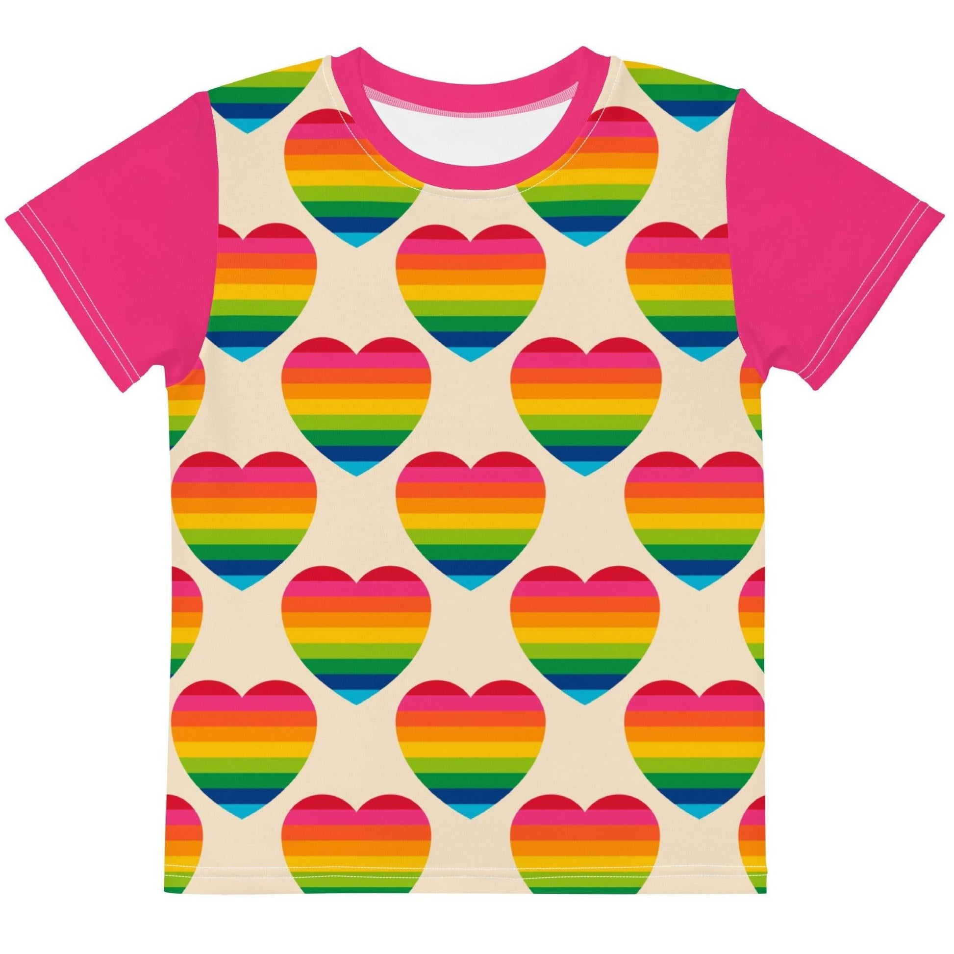 ELLIE LOVE rainbow - Kids' T-Shirt - SHALMIAK