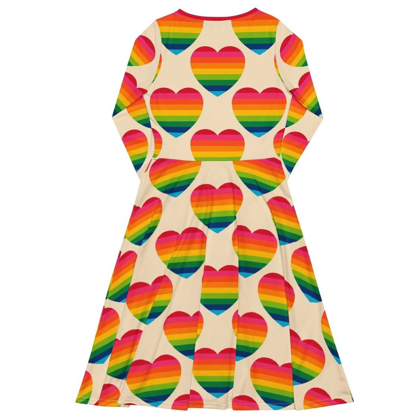 ELLIE LOVE rainbow - Midi Dress With Pockets - SHALMIAK