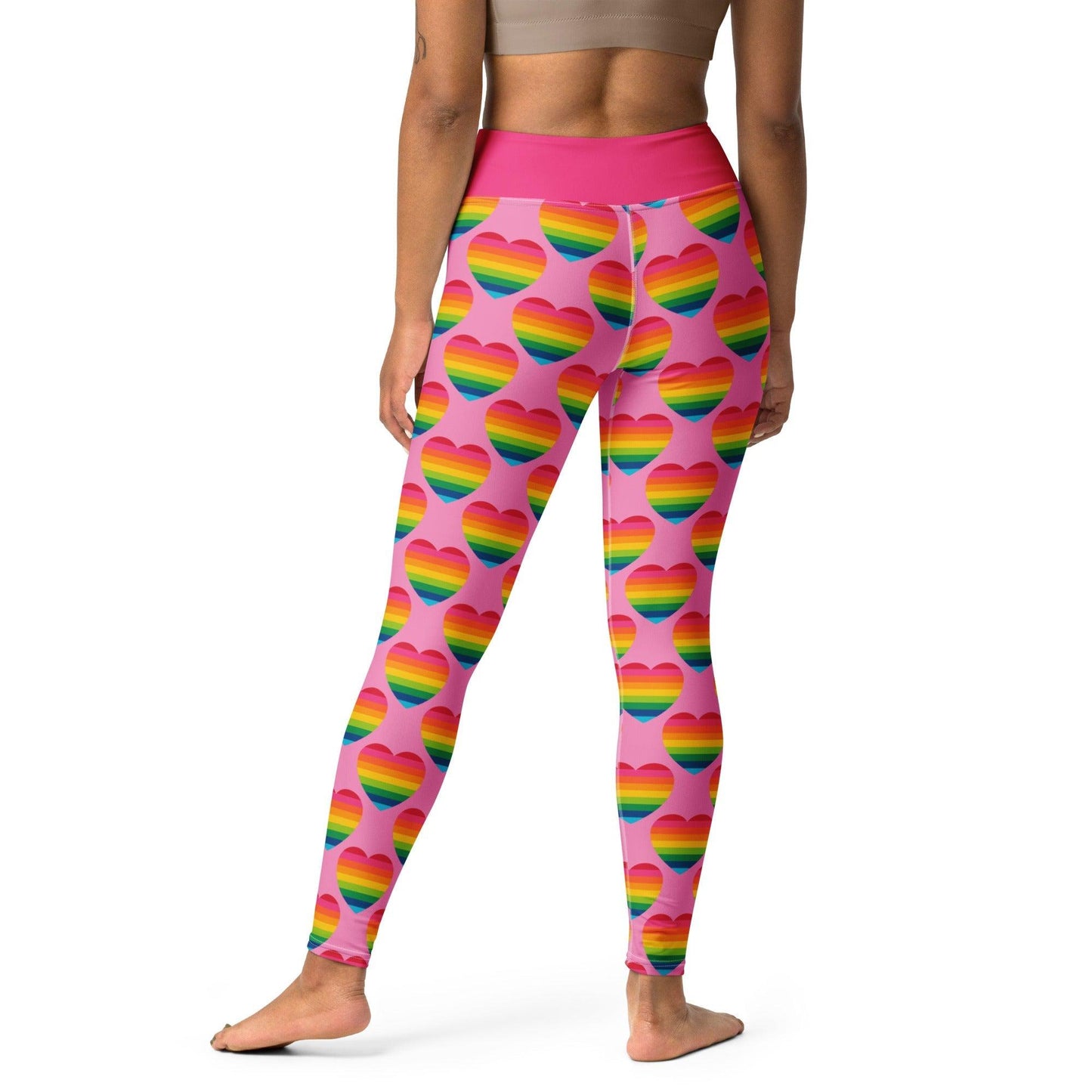 ELLIE LOVE rainbow pink - 2 - Yoga Leggings - SHALMIAK
