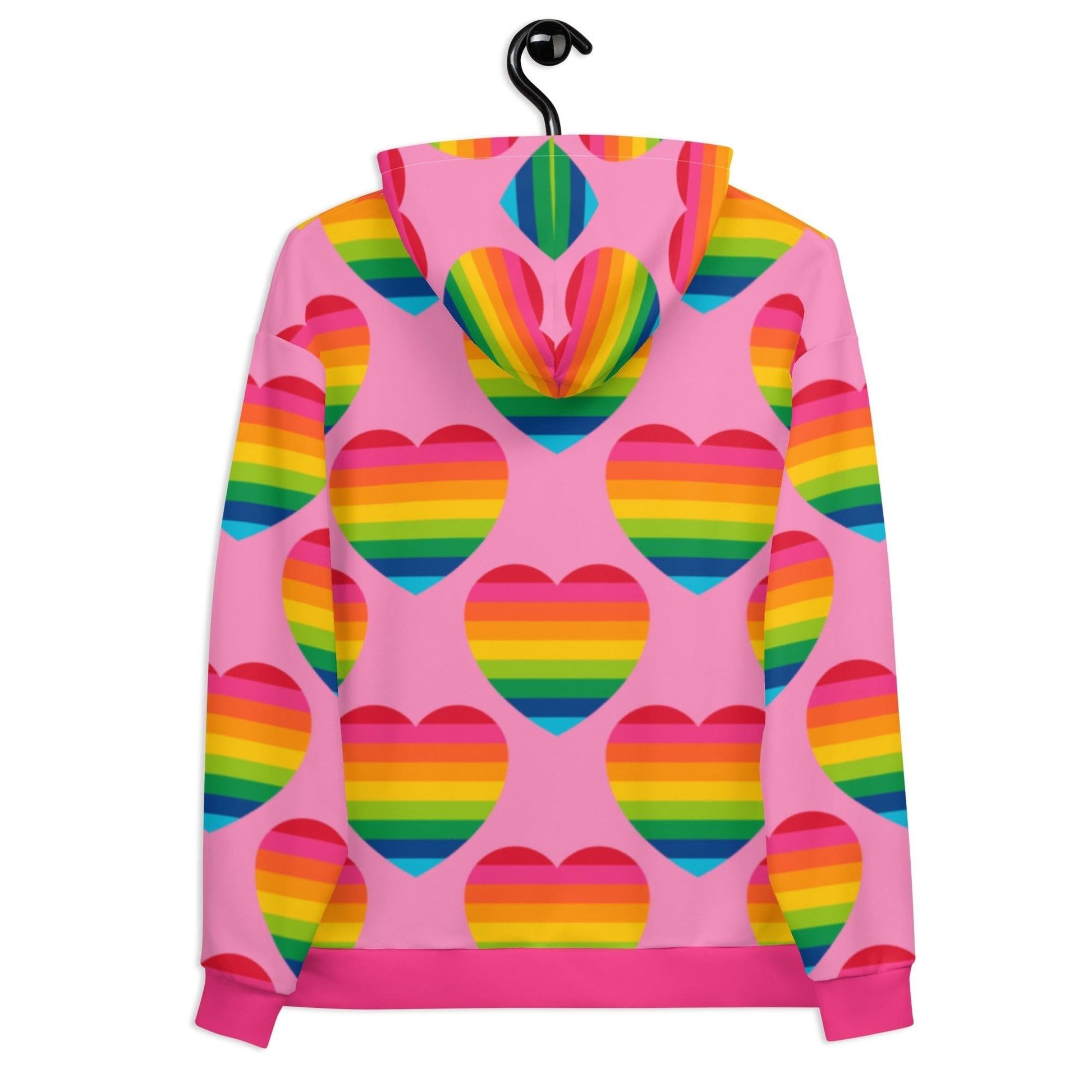 ELLIE LOVE rainbow pink - Hoodie - SHALMIAK