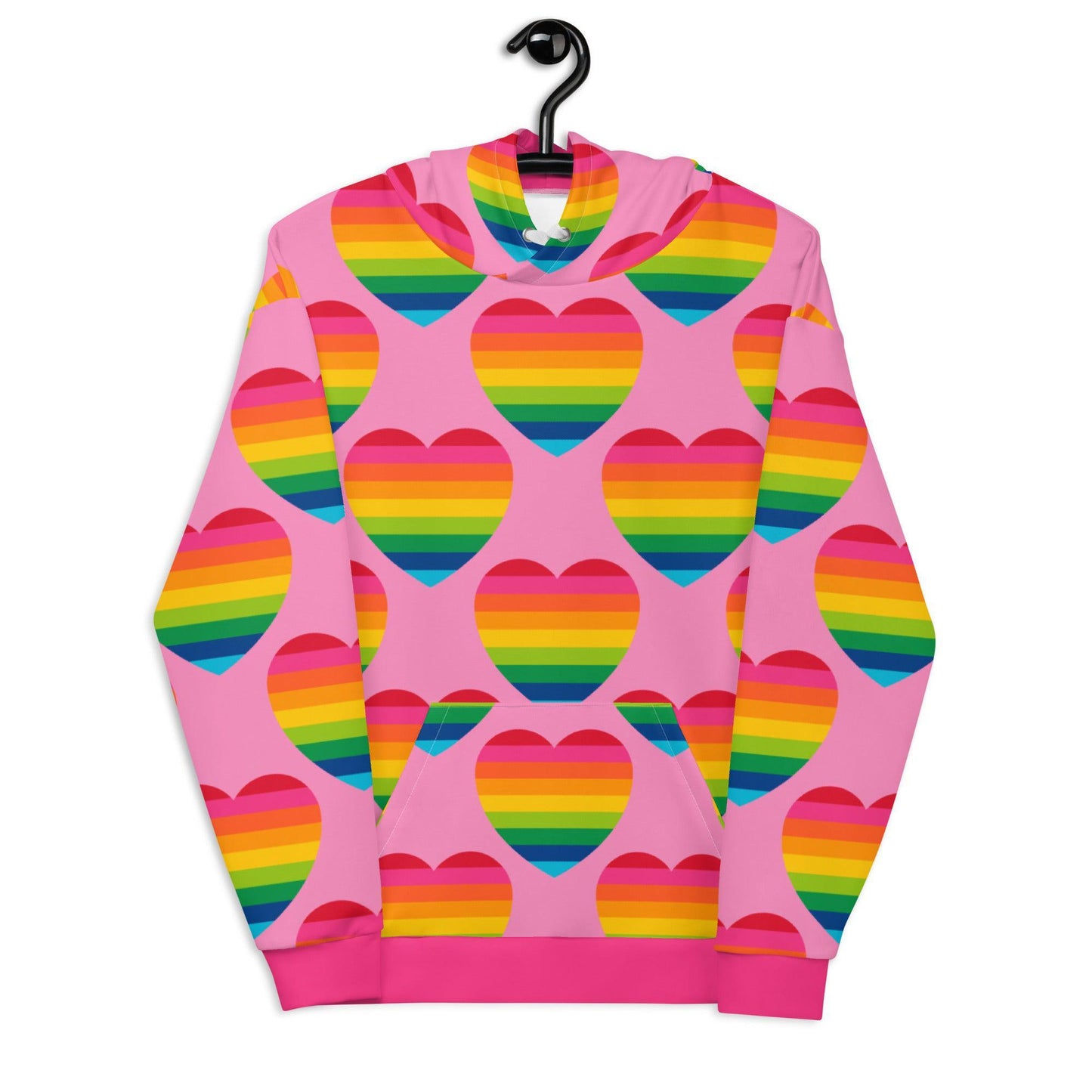 ELLIE LOVE rainbow pink - Hoodie - SHALMIAK