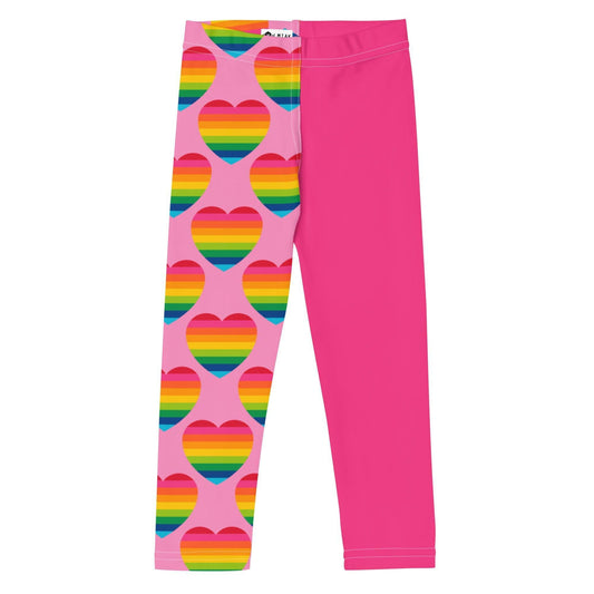 ELLIE LOVE rainbow pink - Kids' Leggings - SHALMIAK