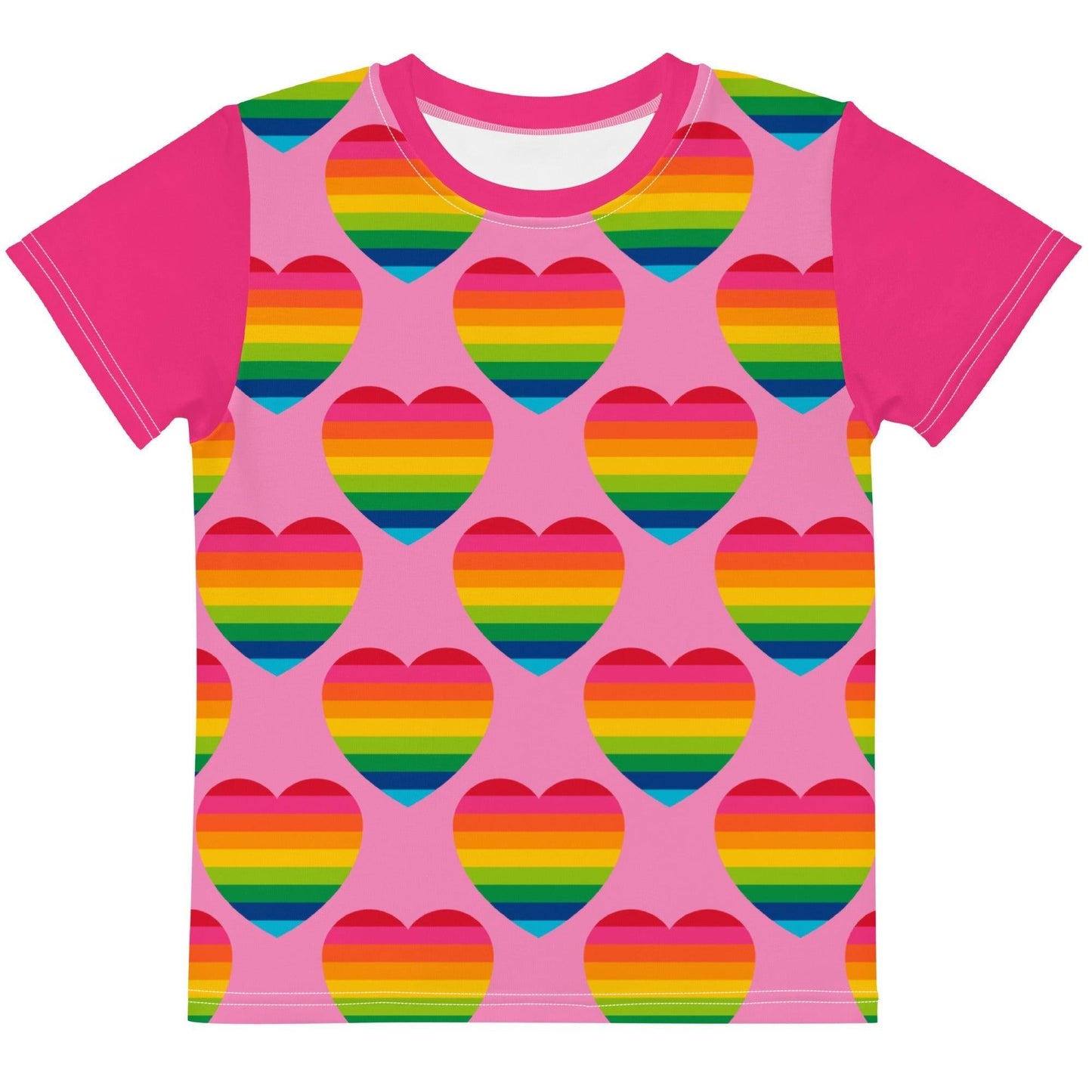 ELLIE LOVE rainbow pink - Kids' T-Shirt - SHALMIAK