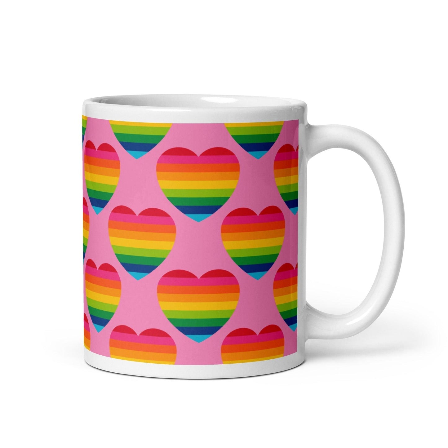 ELLIE LOVE rainbow pink - Mug - SHALMIAK