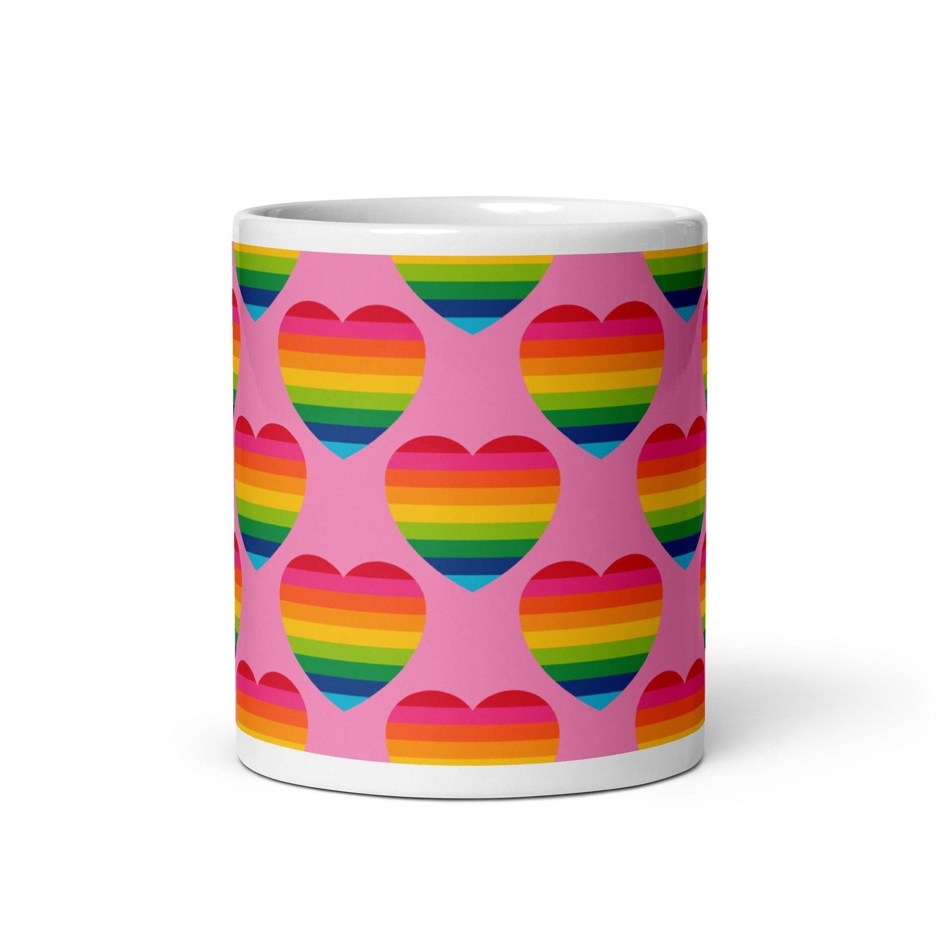 ELLIE LOVE rainbow pink - Mug - SHALMIAK