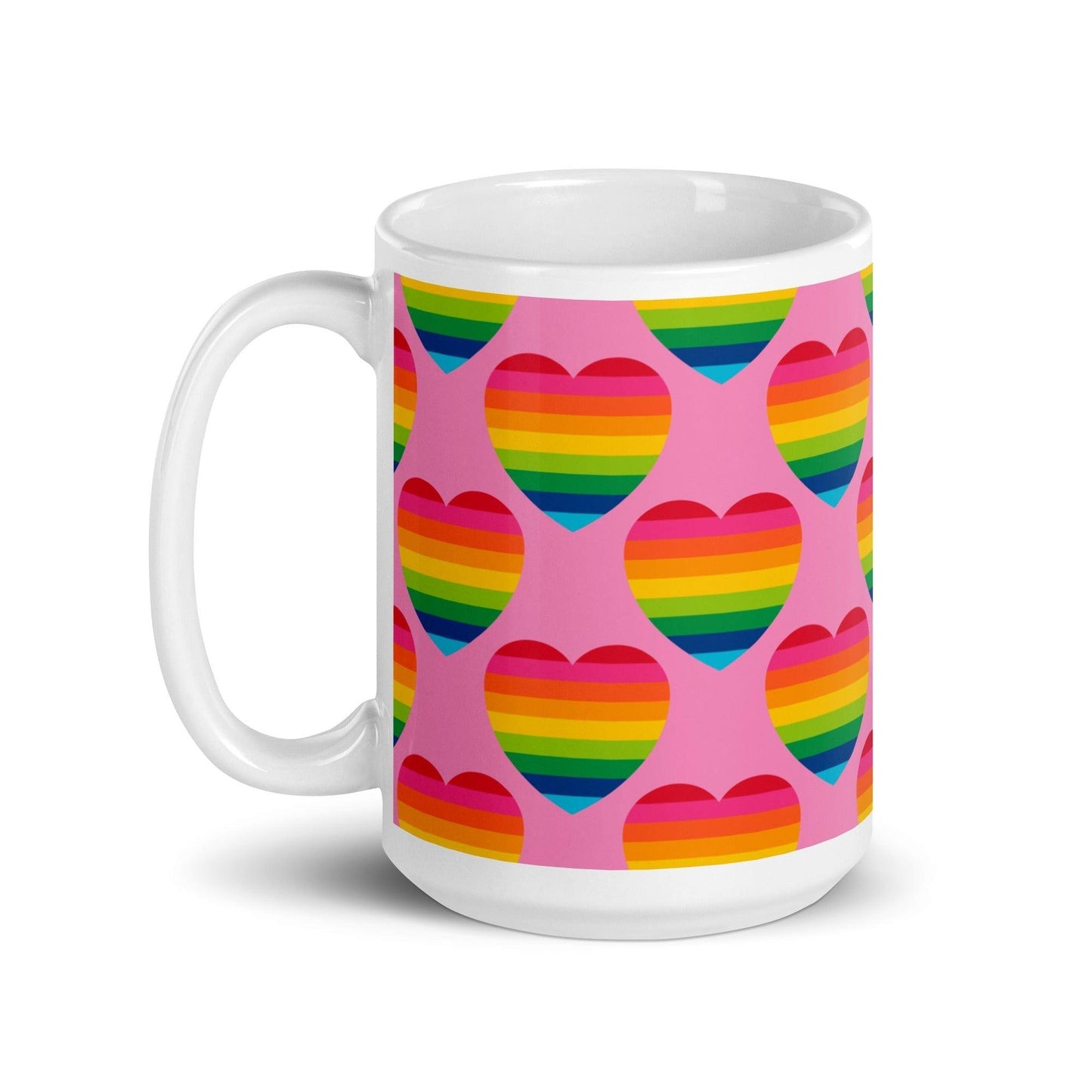 ELLIE LOVE rainbow pink - Mug - SHALMIAK