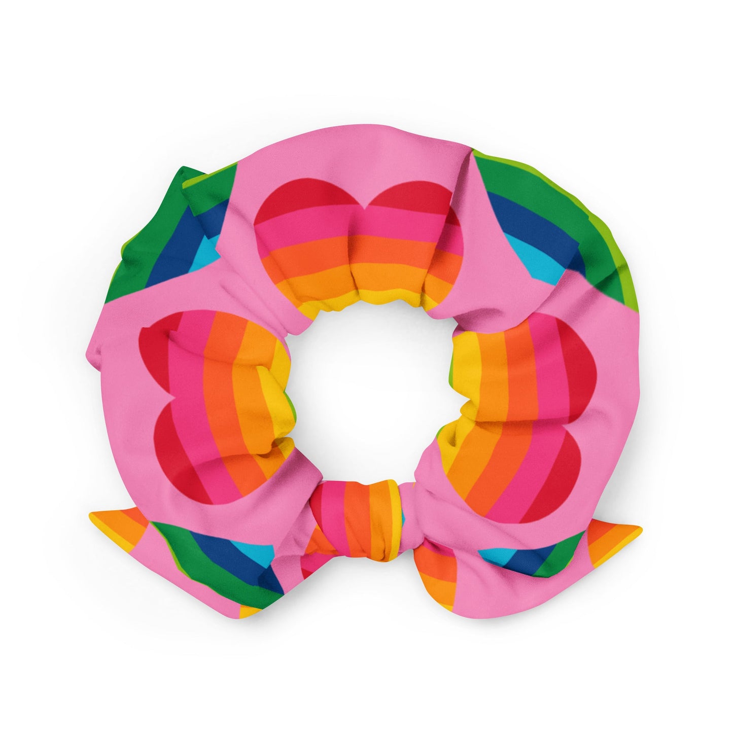 ELLIE LOVE rainbow pink - Scrunchie - SHALMIAK