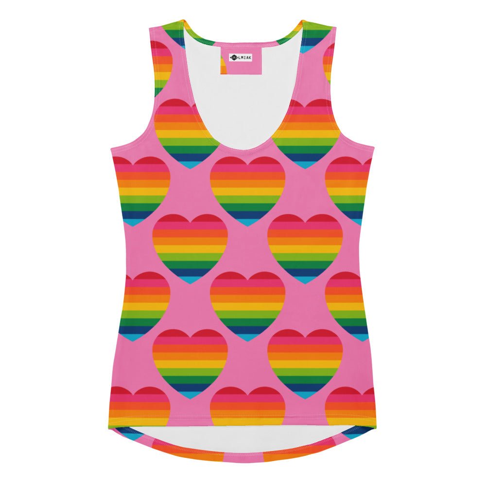 ELLIE LOVE rainbow pink - Tank Top - SHALMIAK