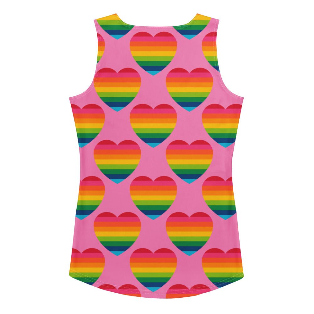 ELLIE LOVE rainbow pink - Tank Top - SHALMIAK