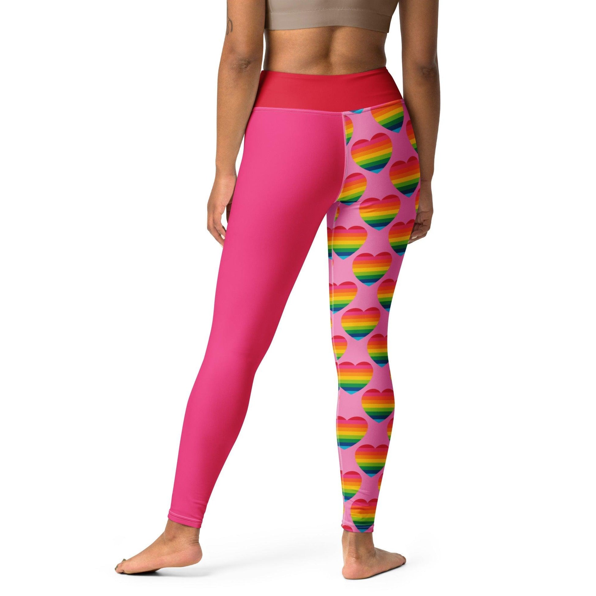 ELLIE LOVE rainbow pink - Yoga Leggings - SHALMIAK