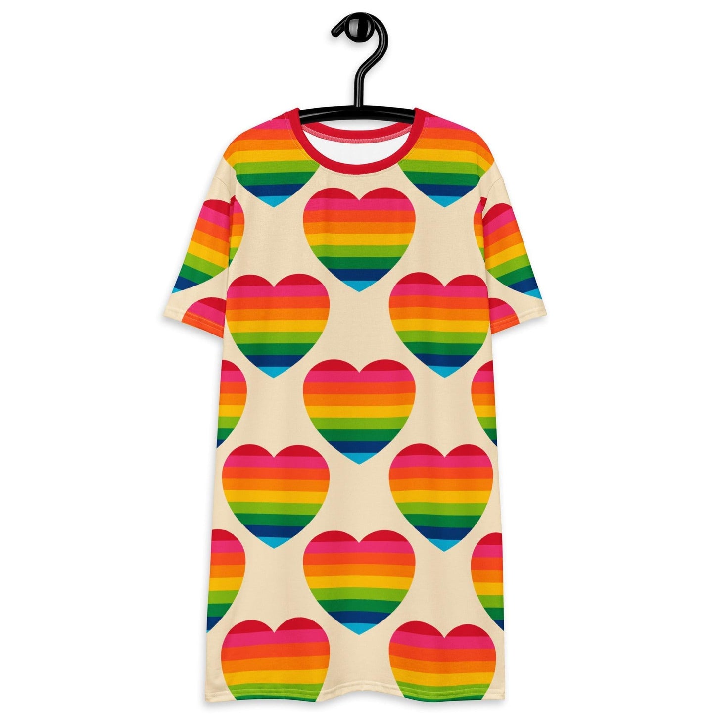 ELLIE LOVE rainbow - T-Shirt Dress - SHALMIAK