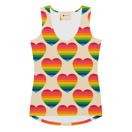 ELLIE LOVE rainbow - Tank Top - Bold Heart Print