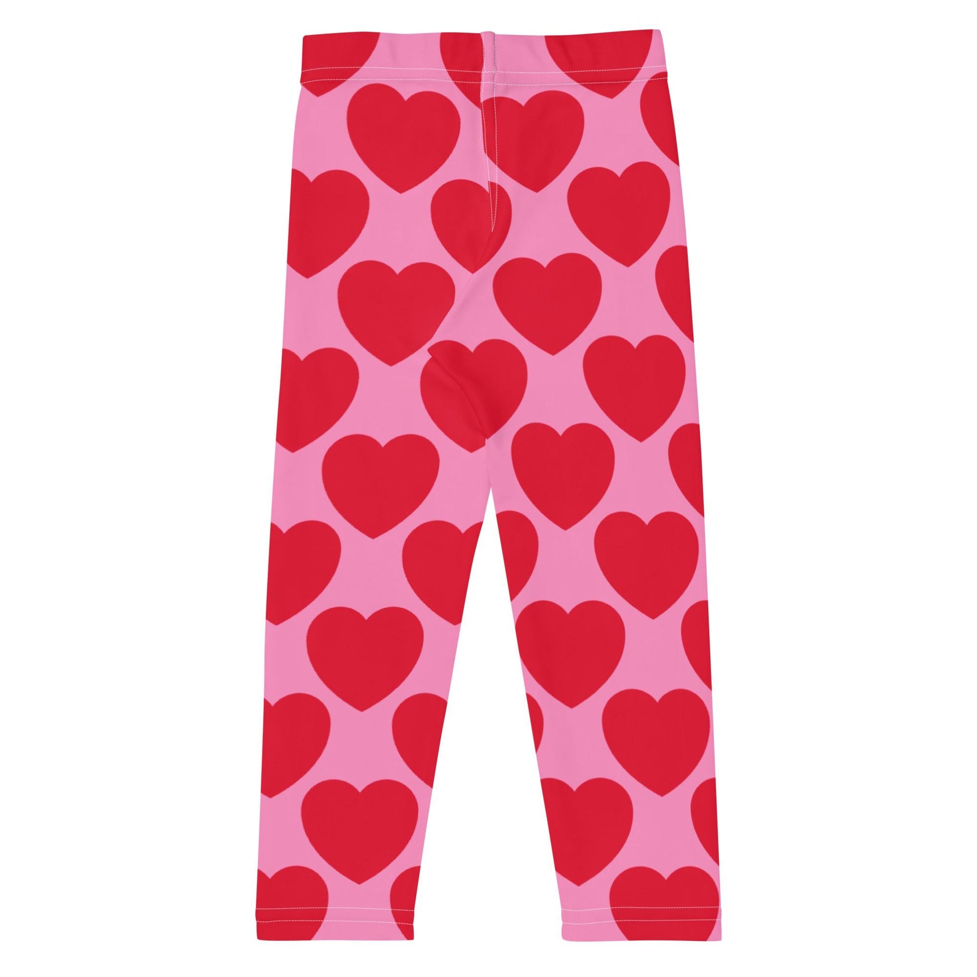 ELLIE LOVE red - 2 - Kids' Leggings - SHALMIAK