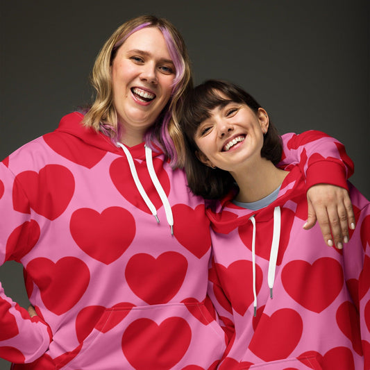 ELLIE LOVE red - Hoodie - SHALMIAK