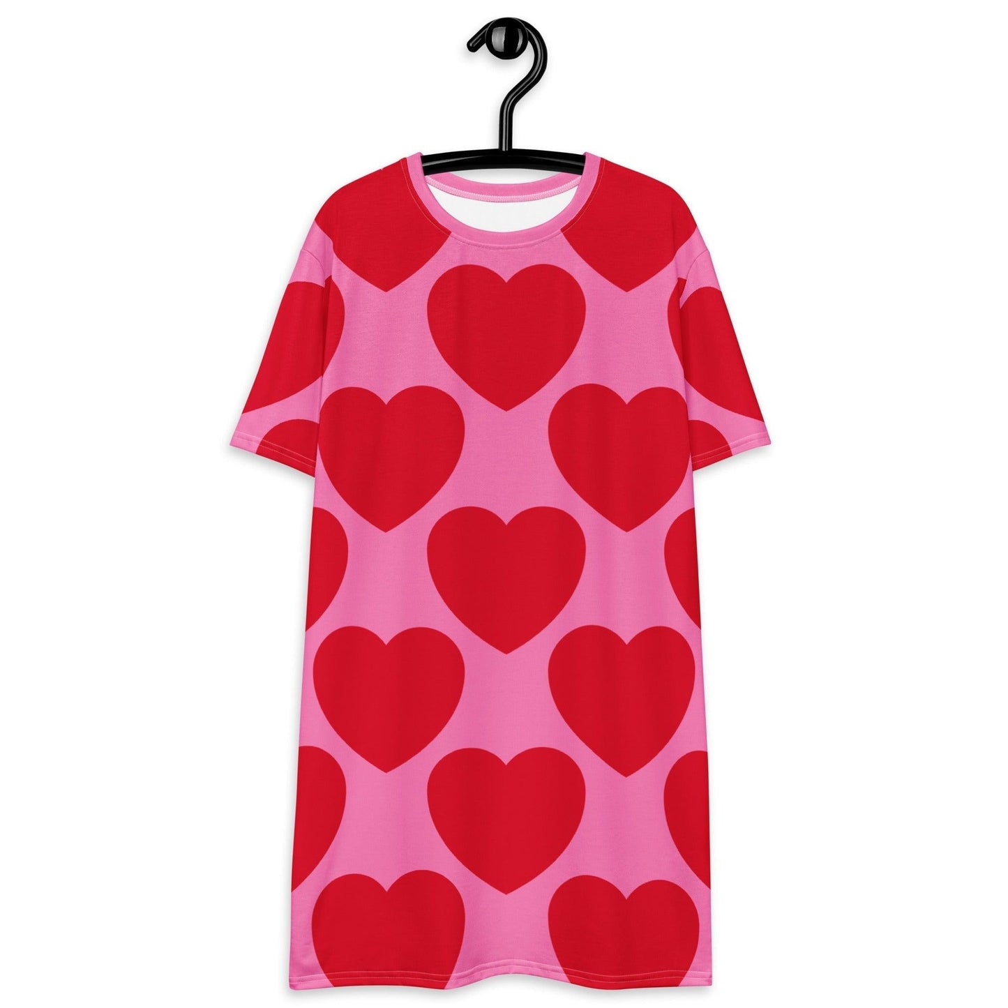 ELLIE LOVE red - T-Shirt Dress - SHALMIAK