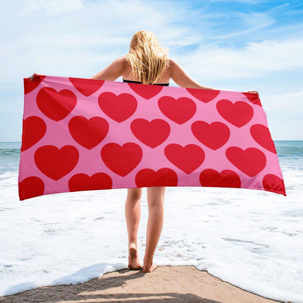ELLIE LOVE red - Towel - SHALMIAK