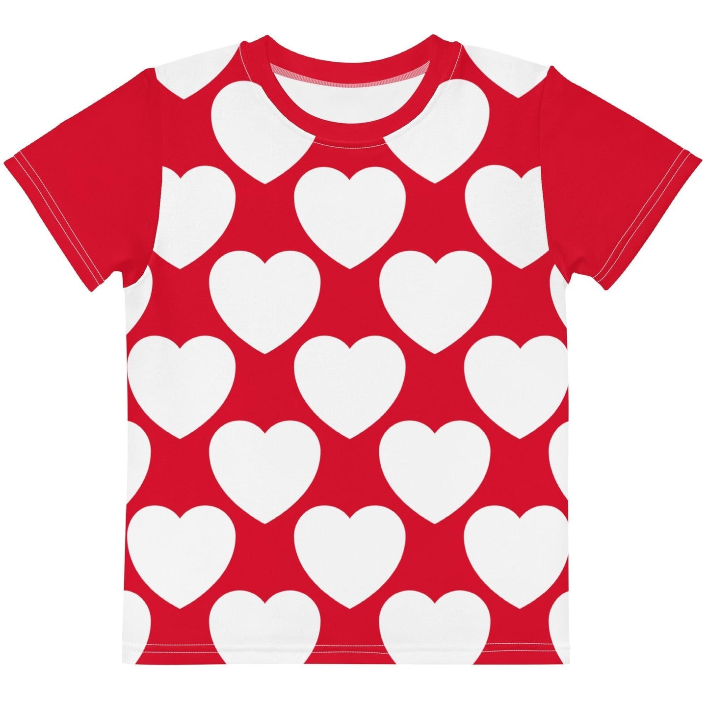 ELLIE LOVE red white - Kids' T-Shirt - SHALMIAK