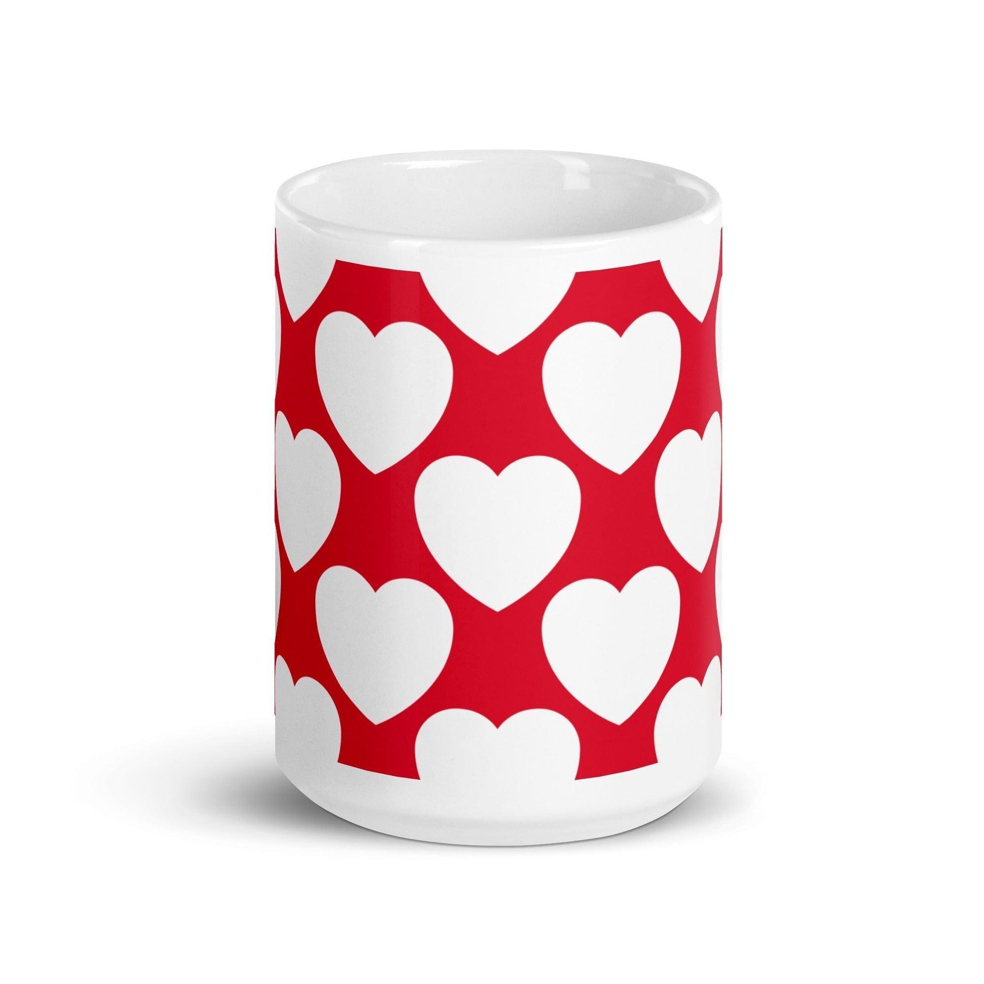 ELLIE LOVE red white - Mug - SHALMIAK