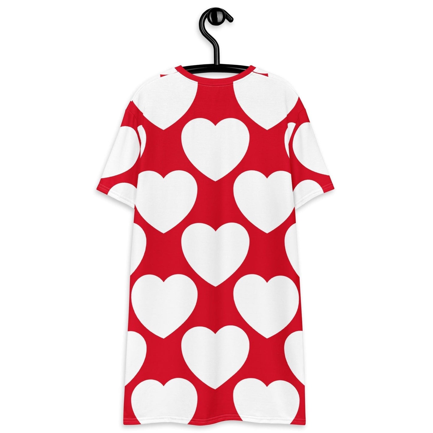 ELLIE LOVE red white - T-Shirt Dress - SHALMIAK