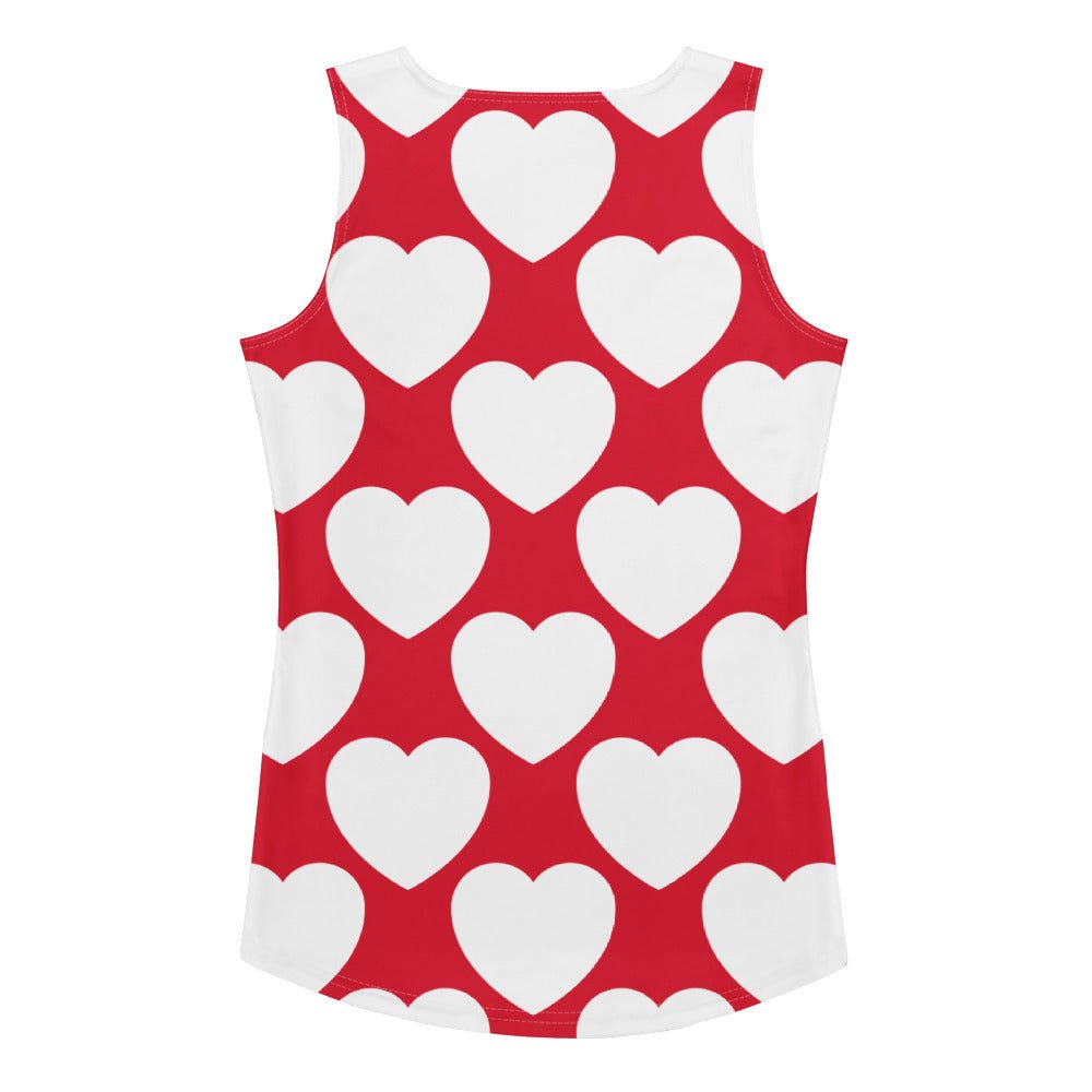 ELLIE LOVE red white - Tank Top - SHALMIAK