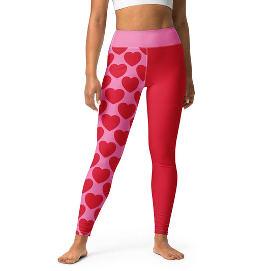 ELLIE LOVE red - Yoga Leggings - SHALMIAK