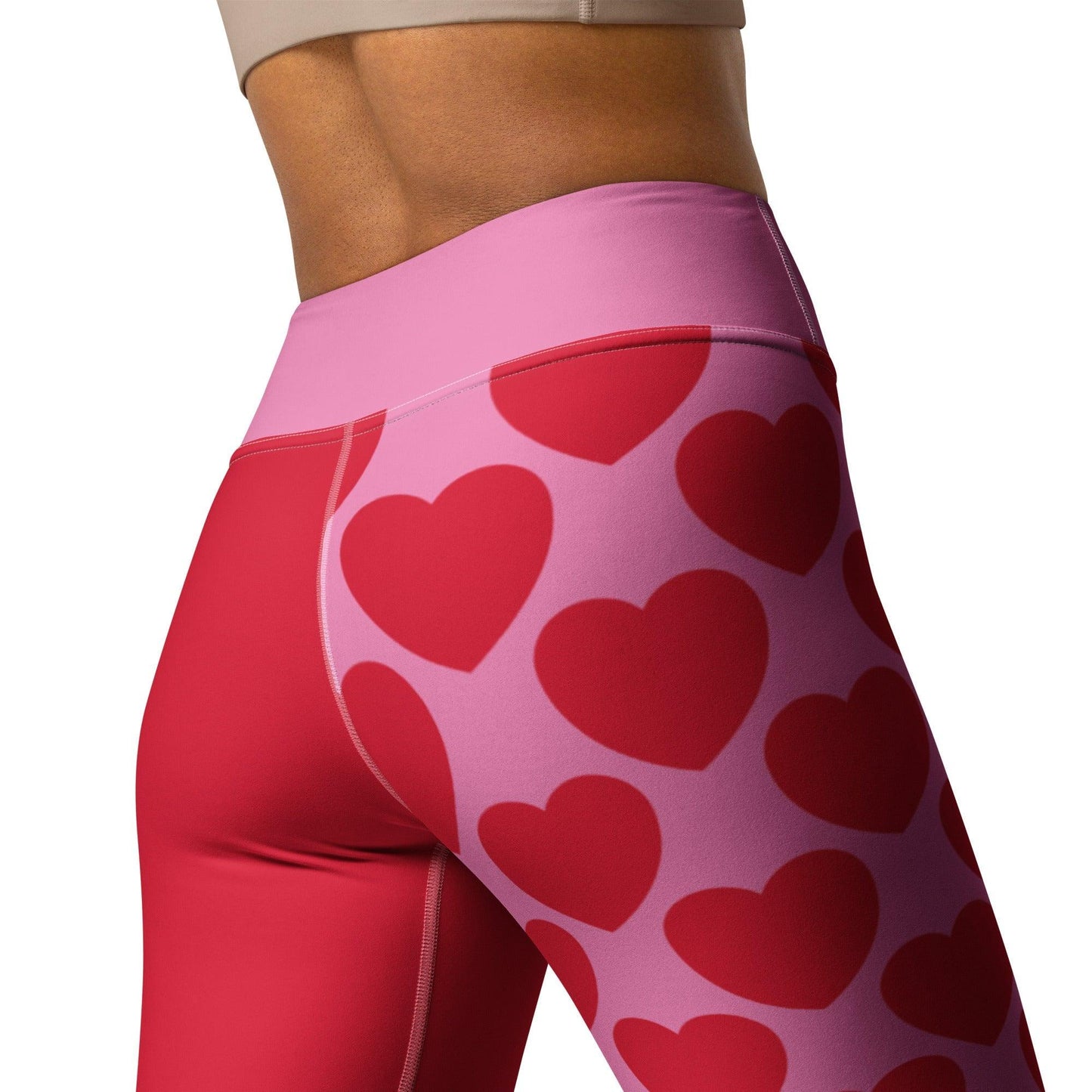 ELLIE LOVE red - Yoga Leggings - SHALMIAK