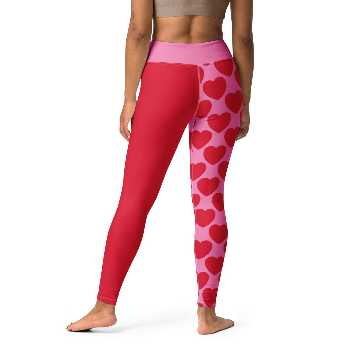 ELLIE LOVE red - Yoga Leggings - SHALMIAK
