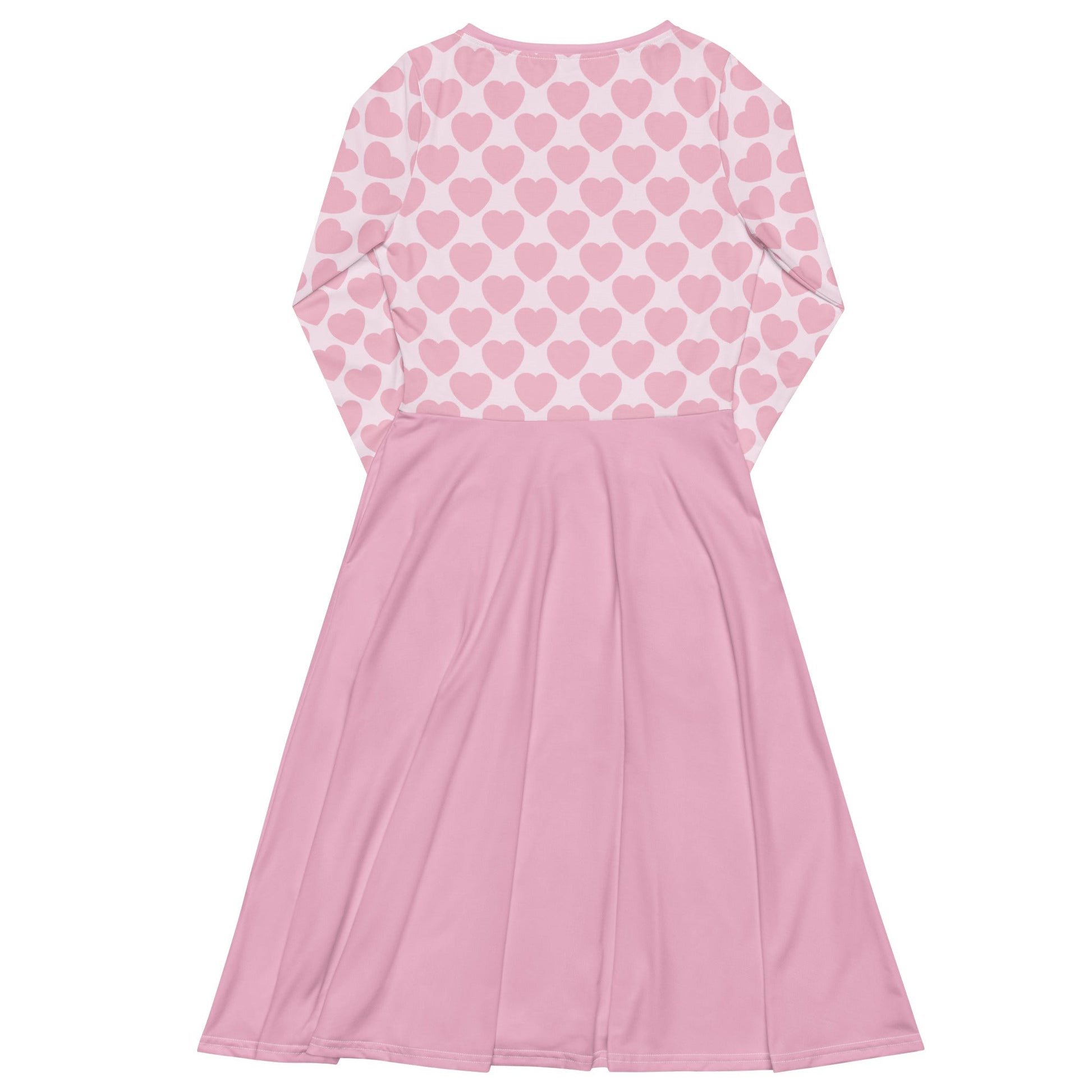ELLIE LOVE tender pink - Midi Dress With Pockets - SHALMIAK