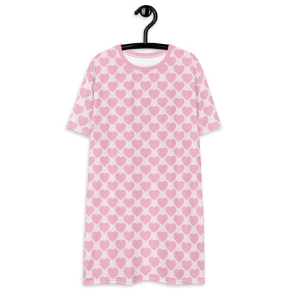 ELLIE LOVE tender pink - T-Shirt Dress - SHALMIAK