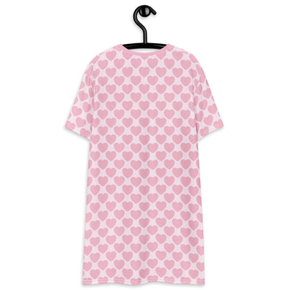 ELLIE LOVE tender pink - T-Shirt Dress - SHALMIAK
