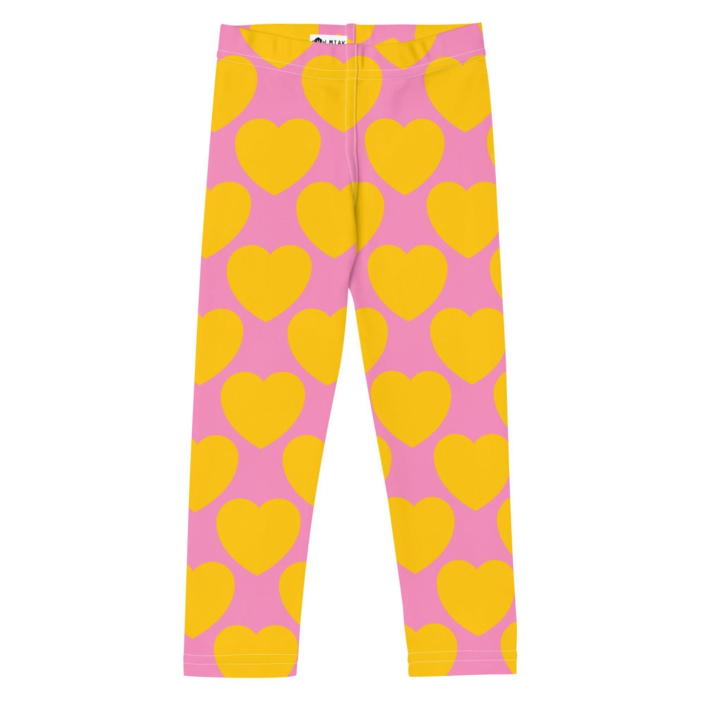 ELLIE LOVE yellow pink - 2 - Kids' Leggings - SHALMIAK
