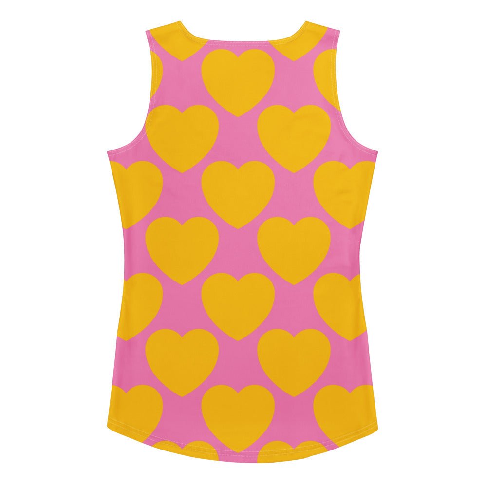 ELLIE LOVE yellow pink - Tank Top - SHALMIAK