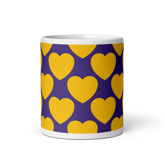 ELLIE LOVE yellow purple - Mug - SHALMIAK