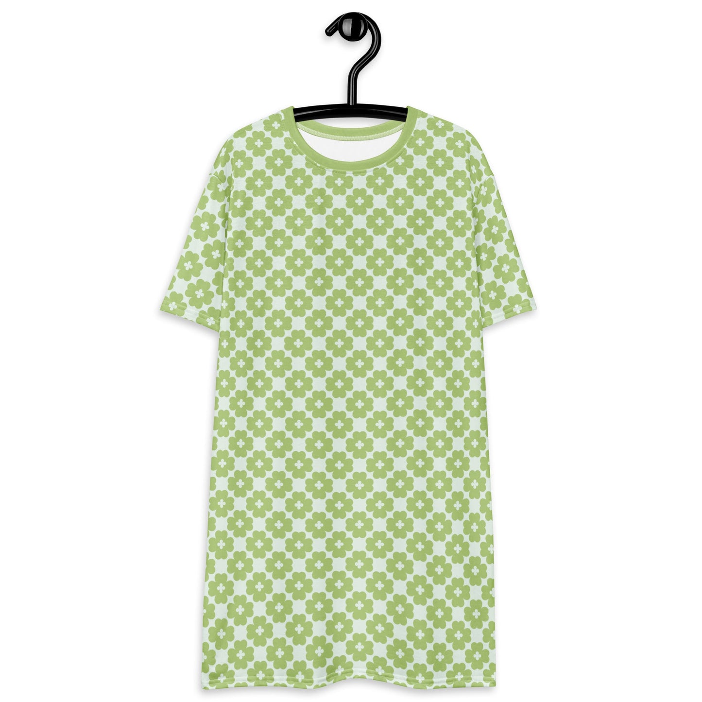 ELLIE LUCK tender green - T-Shirt Dress - SHALMIAK