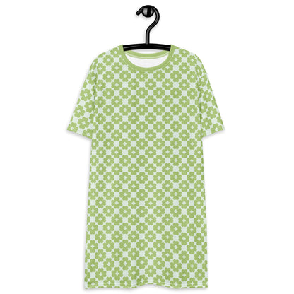 ELLIE LUCK tender green - T-Shirt Dress - SHALMIAK