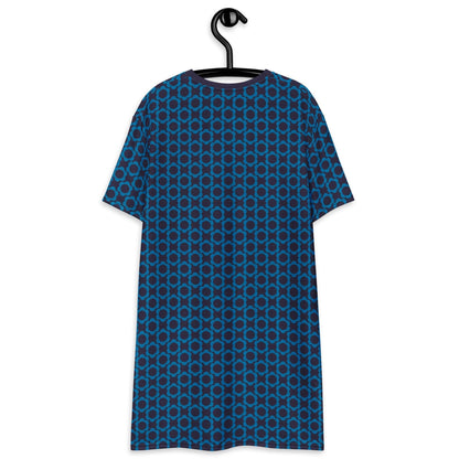 ELLIE mini blue - T-Shirt Dress - SHALMIAK