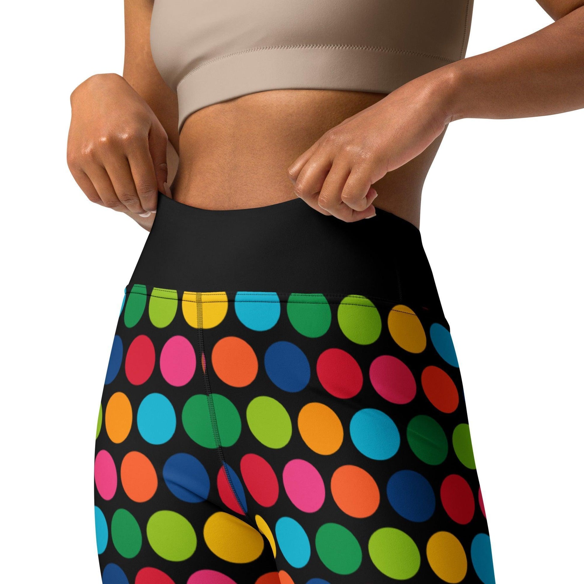 ELLIE rainbow dot - Yoga Leggings - SHALMIAK