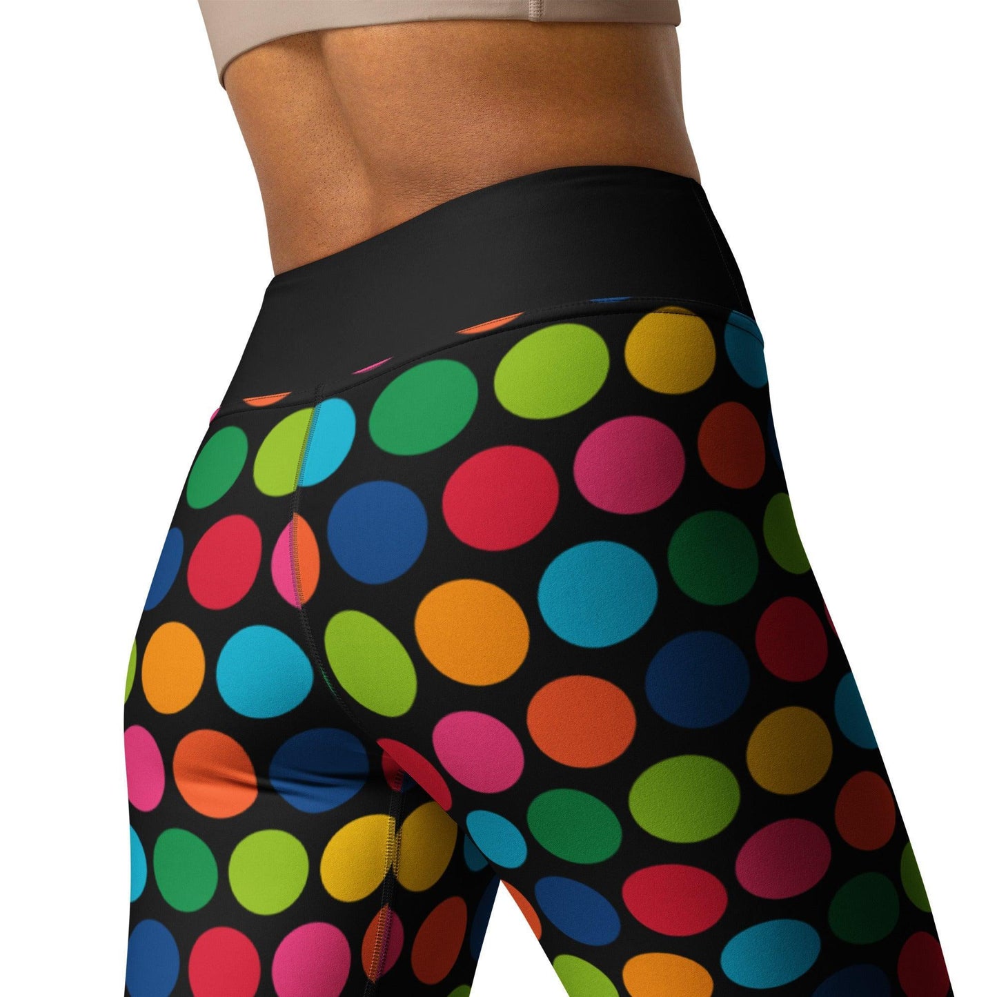 ELLIE rainbow dot - Yoga Leggings - SHALMIAK