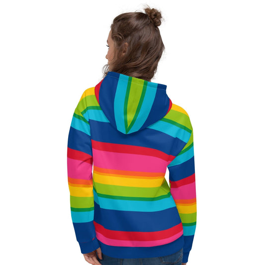 ELLIE rainbow stripe - Hoodie - SHALMIAK