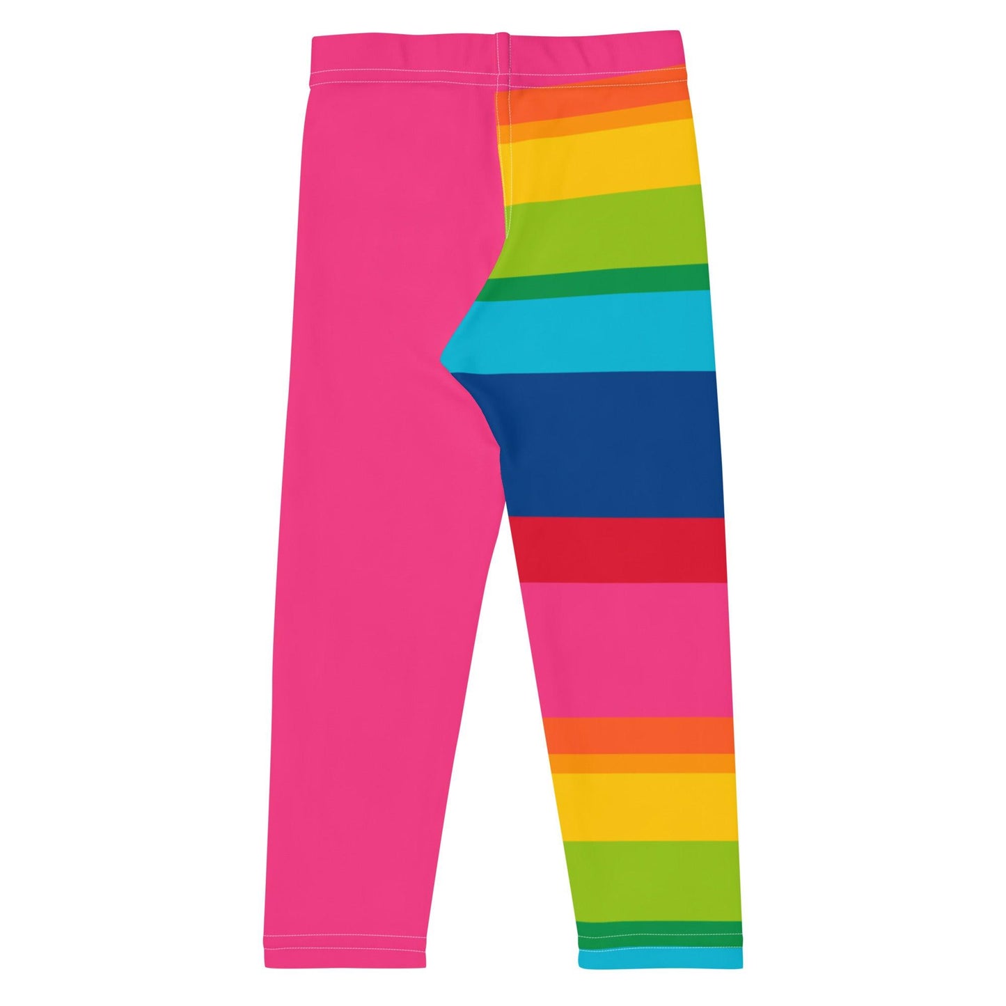 ELLIE rainbow stripe pink - Kids' Leggings - SHALMIAK