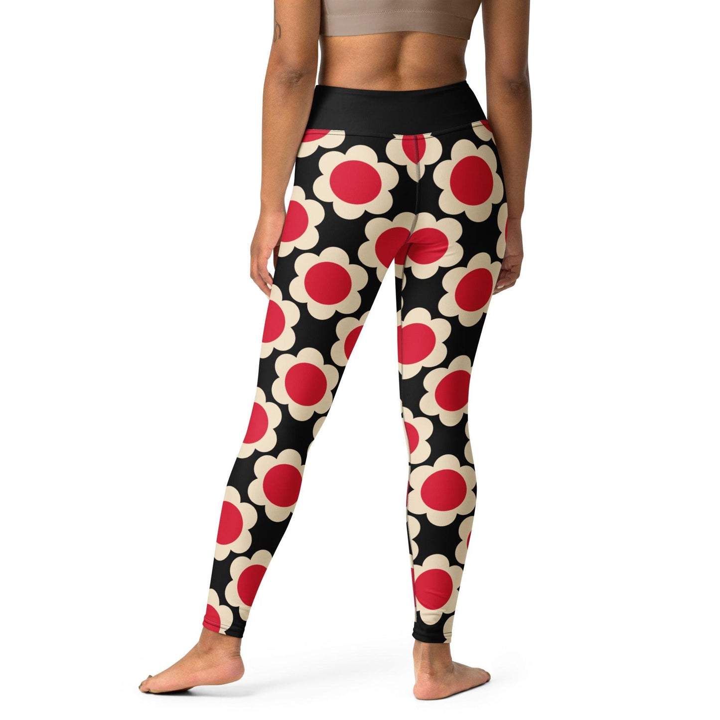 ELLIE red black - 2 - Yoga Leggings - SHALMIAK