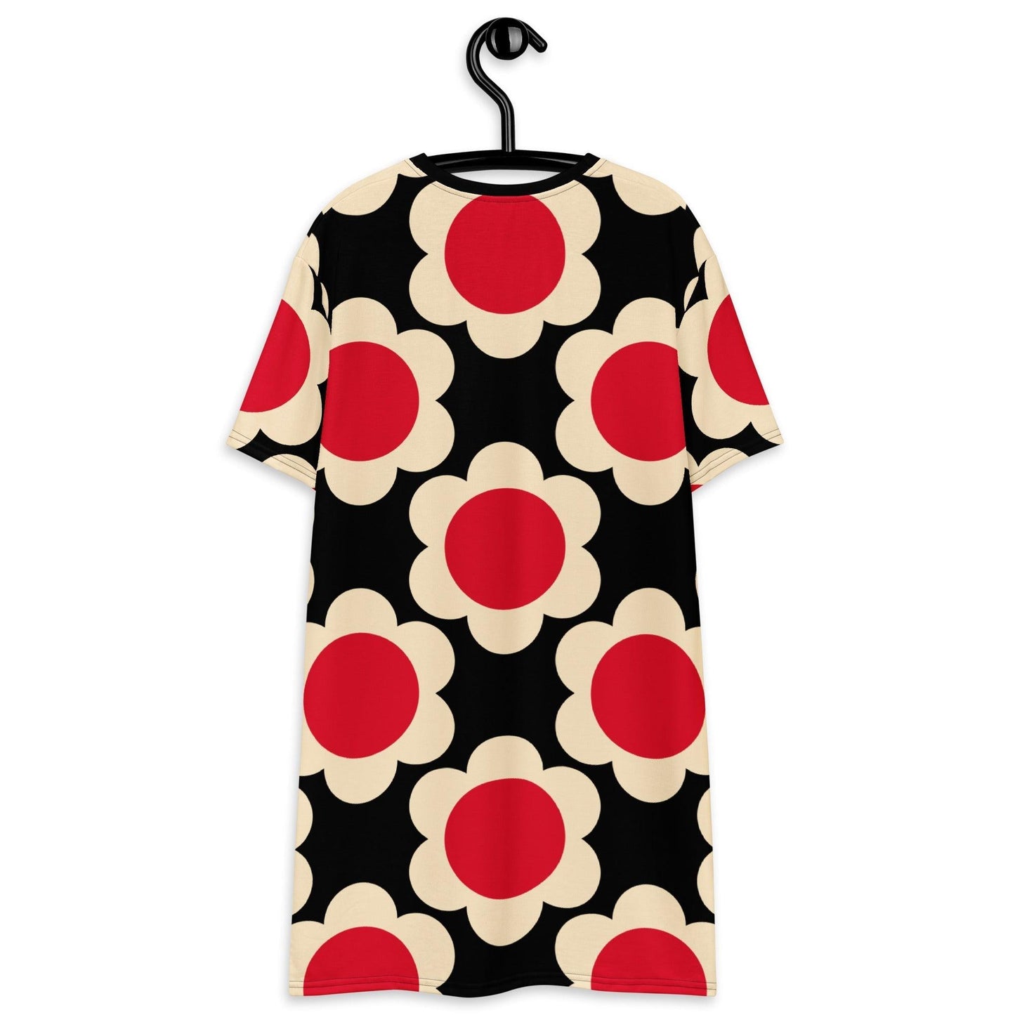 ELLIE red black - T-Shirt Dress - SHALMIAK