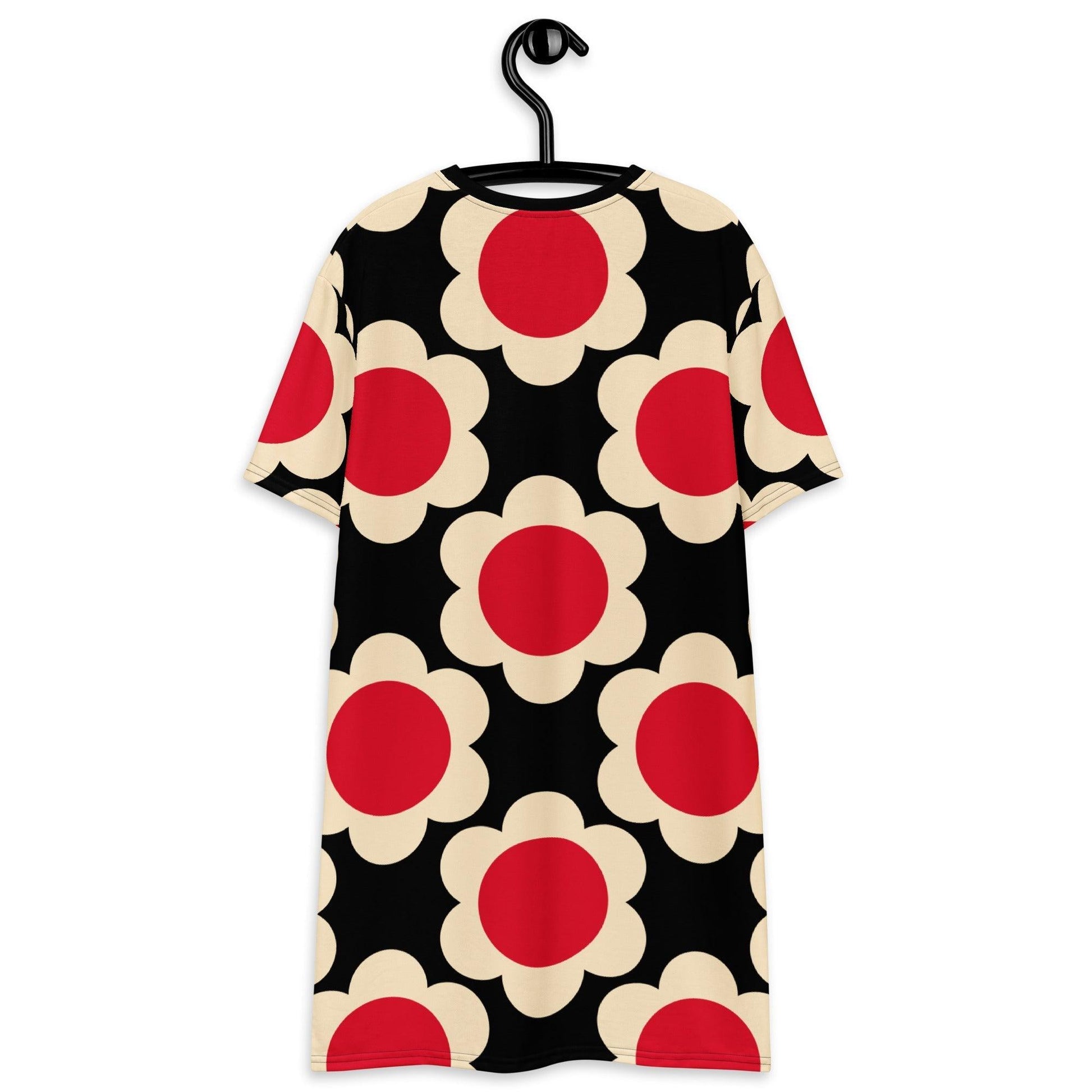 ELLIE red black - T-Shirt Dress - SHALMIAK